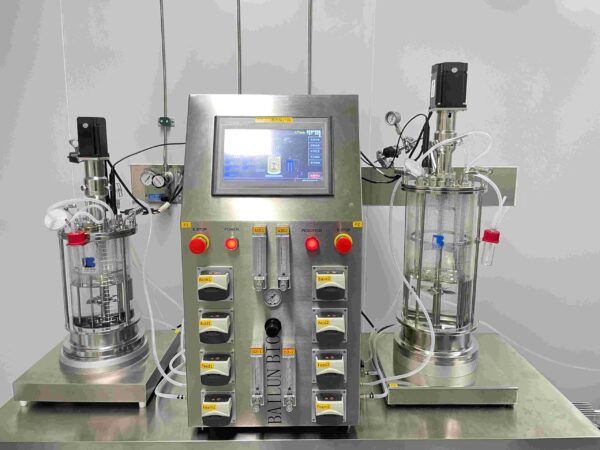 5L-10L laboratory bioreactor glass bioreactor lab fermenter