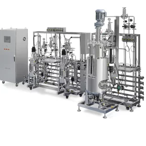 Three-stage multi-stage fermenterbioreactor 10L-50L-100L1