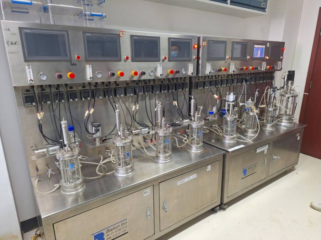 1L small bioreactor mechanical stirring bioreactor BLBIO-GJ